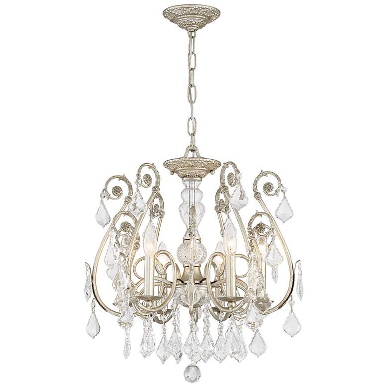 Image 1 Crystorama Regis Collection Silver 20 inch Wide Ceiling Light