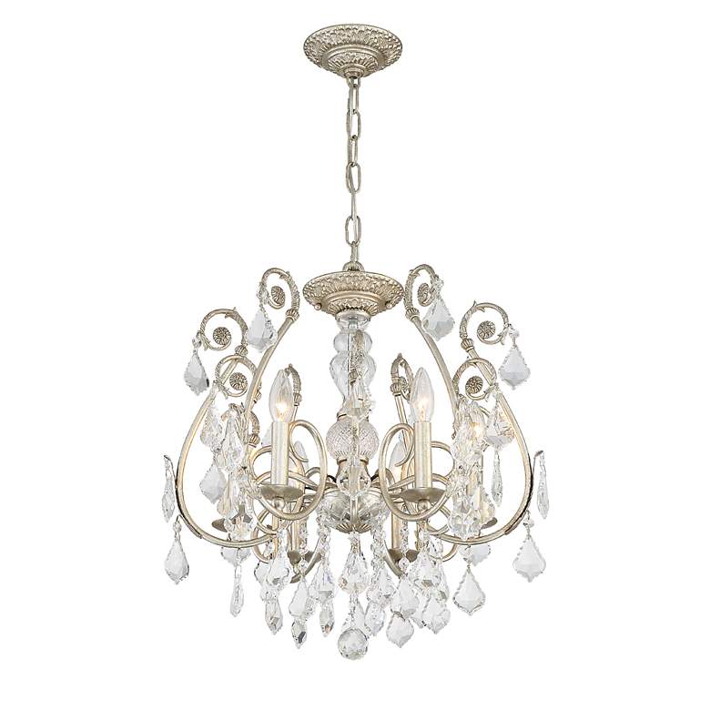 Image 3 Crystorama Regis Collection Silver 20" Wide Ceiling Light more views
