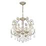 3_Crystorama Regis Collection Silver 20" Wide Ceiling Light more views