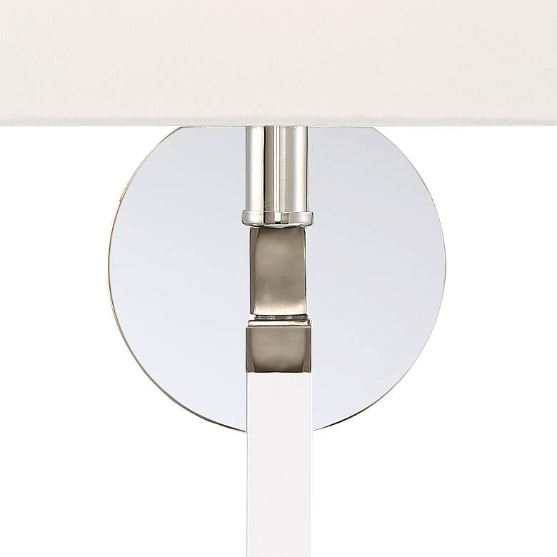 Image 4 Crystorama Renee 21 3/4" High Polished Nickel Wall Sconce more views