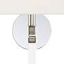 4_Crystorama Renee 21 3/4" High Polished Nickel Wall Sconce more views