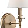 Crystorama Riverdale 14 1/2" High Aged Brass Wall Sconce