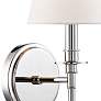 Crystorama Riverdale 14 1/2"H Polished Nickel Wall Sconce