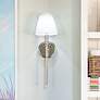 7_Crystorama Riverdale 14 1/2"H Polished Nickel Wall Sconce more views