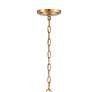 7_Crystorama Rollins 24"W Antique Gold 4-Light Drum Chandelier more views
