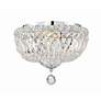 Thumbnail2 of Crystorama Roslyn 10" Wide Chrome Crystal Ceiling Light more views
