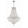 1_Crystorama Roslyn 28" Wide Polished Chrome Chandelier