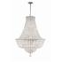 Crystorama Roslyn 28" Wide Polished Chrome Chandelier