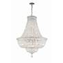 2_Crystorama Roslyn 28" Wide Polished Chrome Chandelier more views