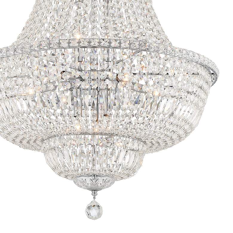 Image 5 Crystorama Roslyn 28" Wide Polished Chrome Chandelier more views