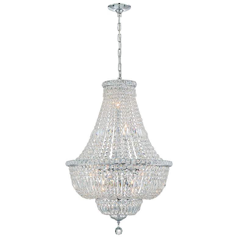 Image 2 Crystorama Rosyln 22"W Polished Chrome Crystal Chandelier
