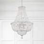 1_Crystorama Rosyln 22"W Polished Chrome Crystal Chandelier