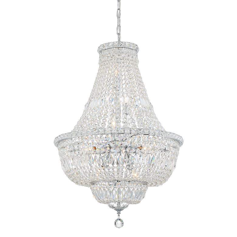 Image 4 Crystorama Rosyln 22"W Polished Chrome Crystal Chandelier more views