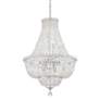 4_Crystorama Rosyln 22"W Polished Chrome Crystal Chandelier more views