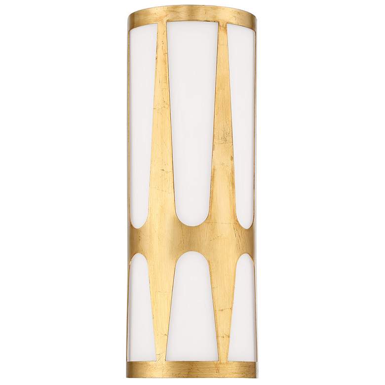 Image 1 Crystorama Royston 17 3/4" High Antique Gold ADA Wall Sconce
