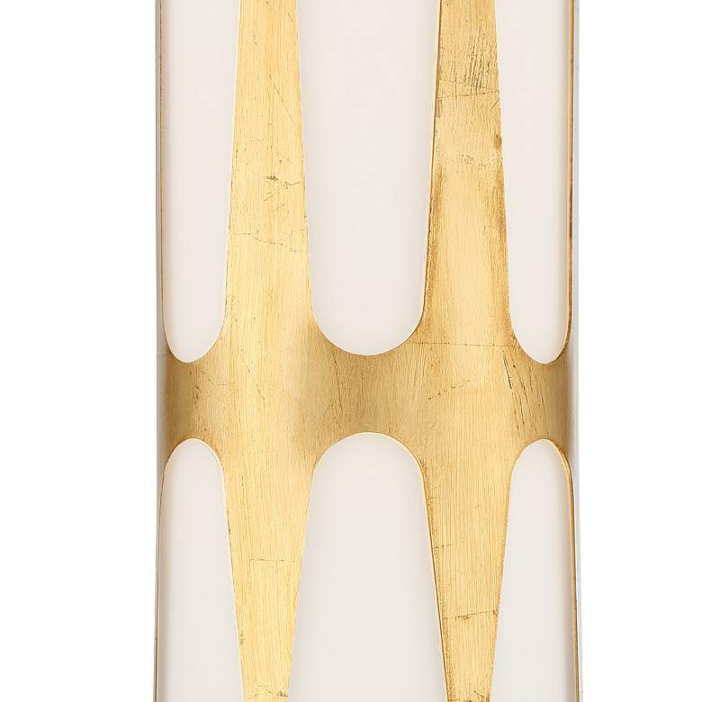Image 4 Crystorama Royston 17 3/4" High Antique Gold ADA Wall Sconce more views