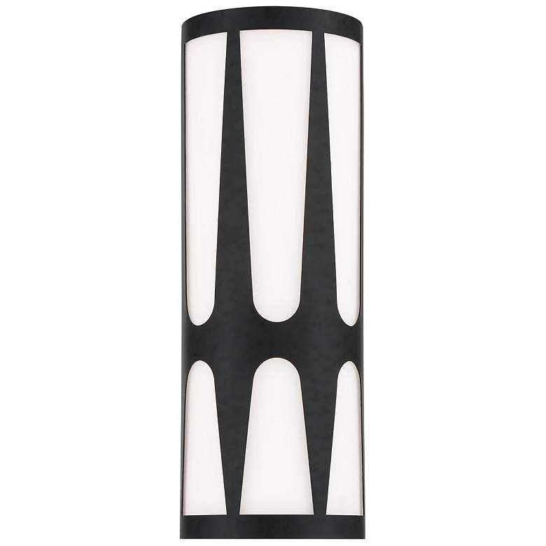 Image 2 Crystorama Royston 17 3/4" High Black ADA Wall Sconce