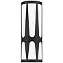 2_Crystorama Royston 17 3/4" High Black ADA Wall Sconce