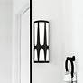 1_Crystorama Royston 17 3/4" High Black ADA Wall Sconce