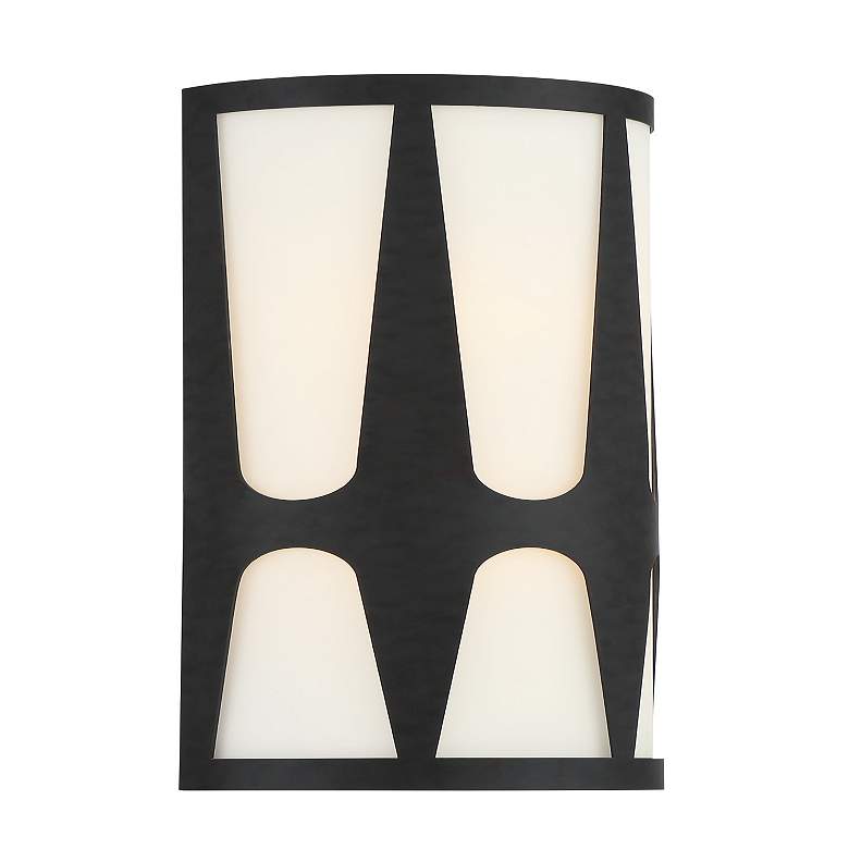 Image 3 Crystorama Royston 17 3/4" High Black ADA Wall Sconce more views