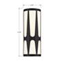 6_Crystorama Royston 17 3/4" High Black ADA Wall Sconce more views