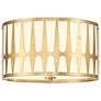 2_Crystorama Royston 18" Wide Antique Gold Ceiling Light