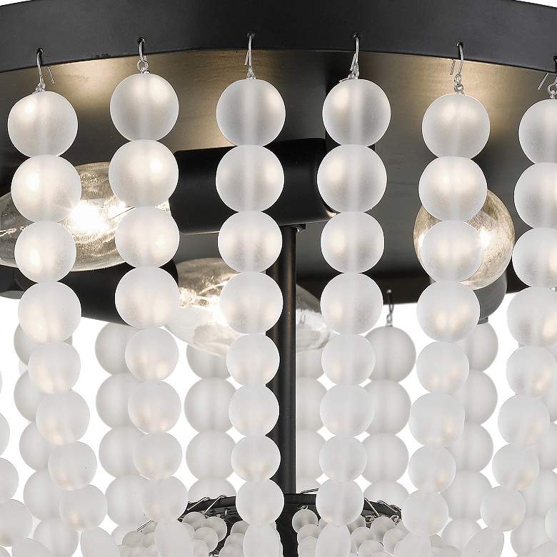 Image 4 Crystorama Rylee 12 1/2" Wide Matte Black Ceiling Light more views