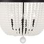 6_Crystorama Rylee 16 1/2" Wide Matte Black 4-Light Chandelier more views