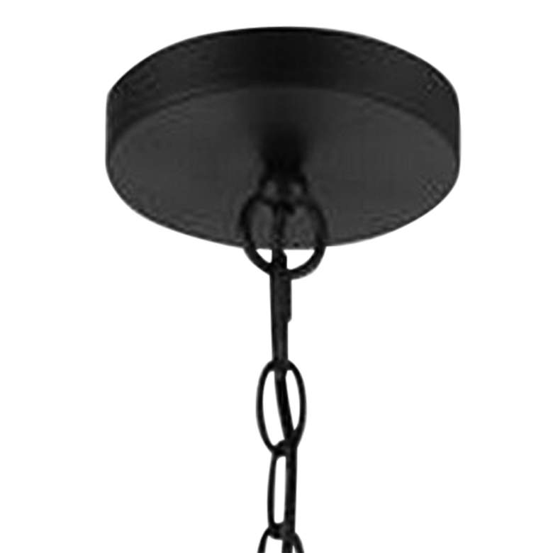 Image 4 Crystorama Rylee 16 1/2 inch Wide Matte Black Ceiling Light more views