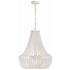 Crystorama Rylee 18 3/4" Wide Matte White 6-Light Chandelier