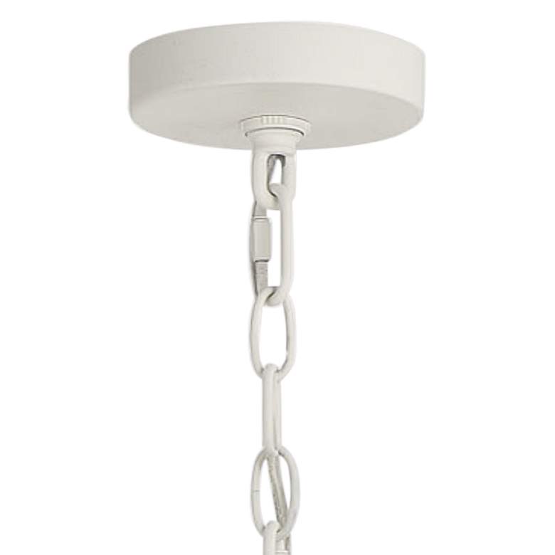 Image 4 Crystorama Rylee 18 3/4" Wide Matte White 6-Light Chandelier more views