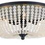 4_Crystorama Rylee 18" Wide Matte Black Ceiling Light more views