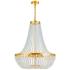 Crystorama Rylee 24 3/4" Wide Antique Gold 8-Light Crystal Chandelier