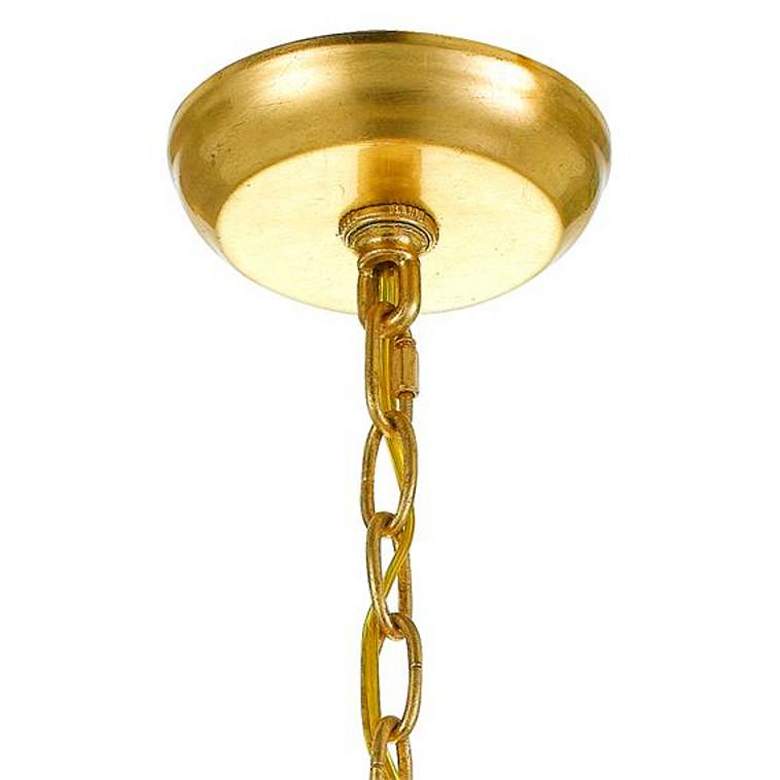 Image 3 Crystorama Rylee 24 3/4 inch Wide Antique Gold 8-Light Crystal Chandelier more views