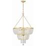 Thumbnail2 of Crystorama Rylee 24 3/4" Wide Antique Gold Chandelier