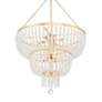 Thumbnail4 of Crystorama Rylee 24 3/4" Wide Antique Gold Chandelier more views