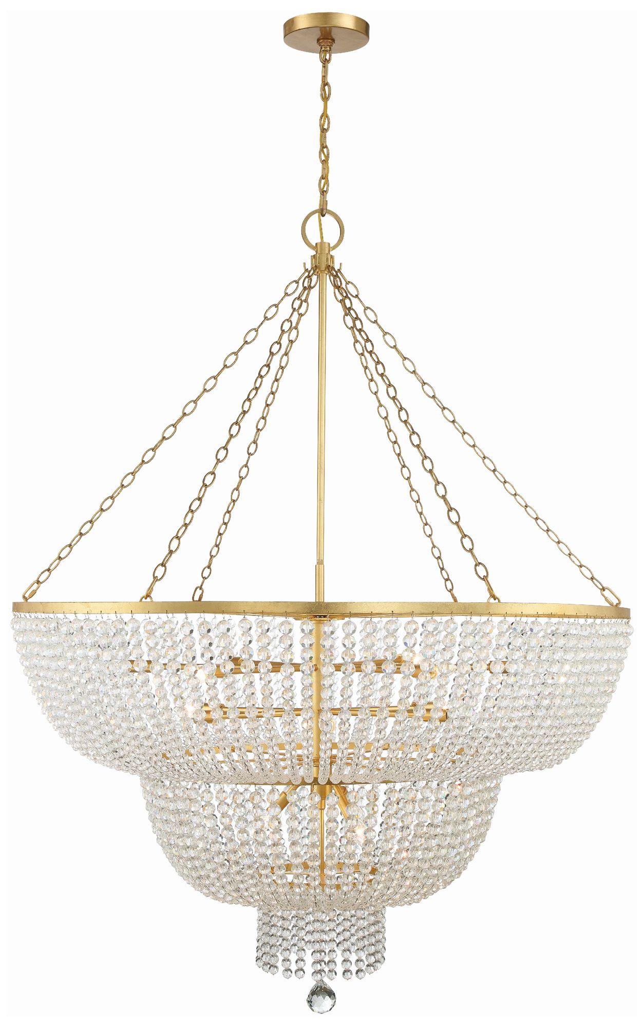 Crystorama Rylee Gold Collection