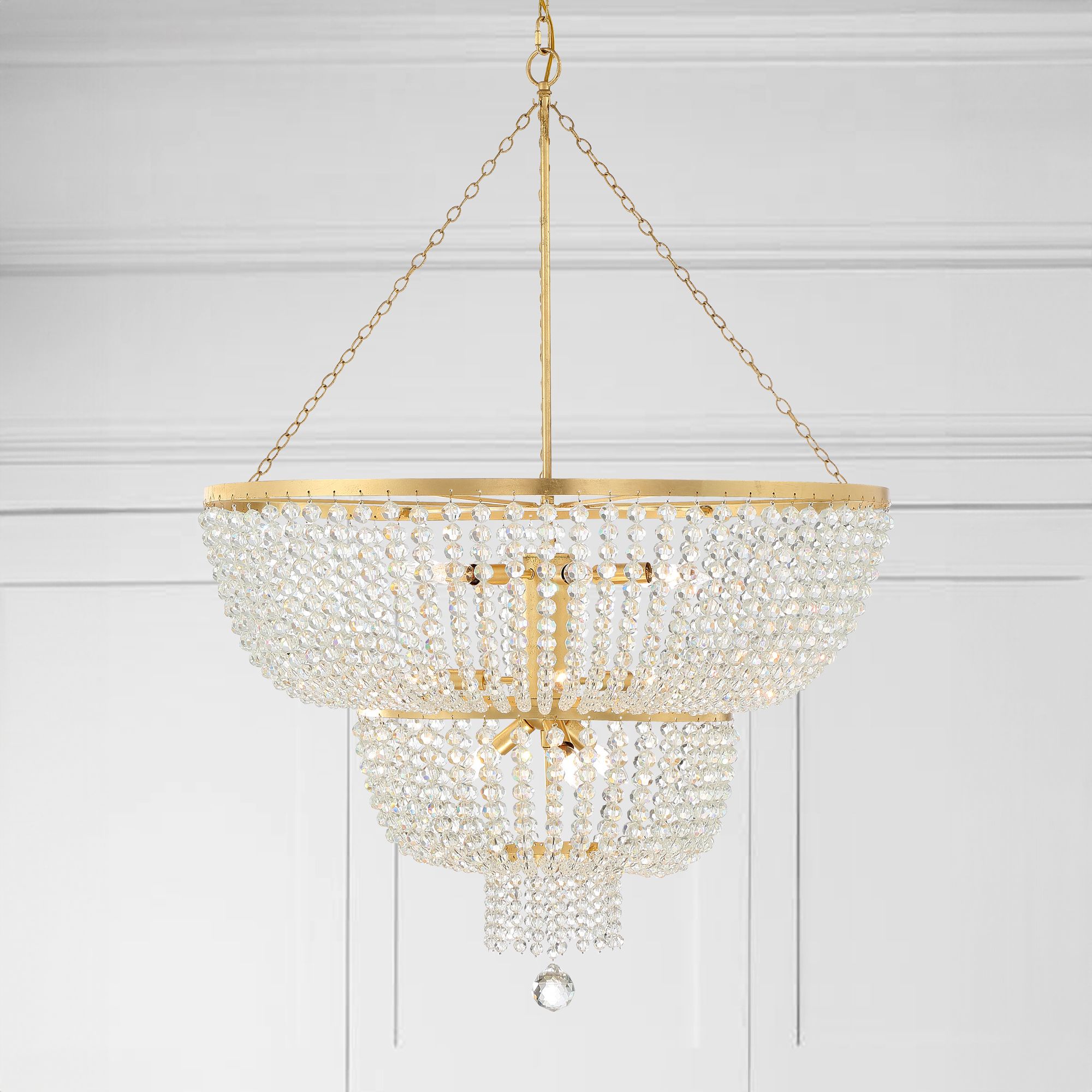 Crystorama Rylee Gold Collection