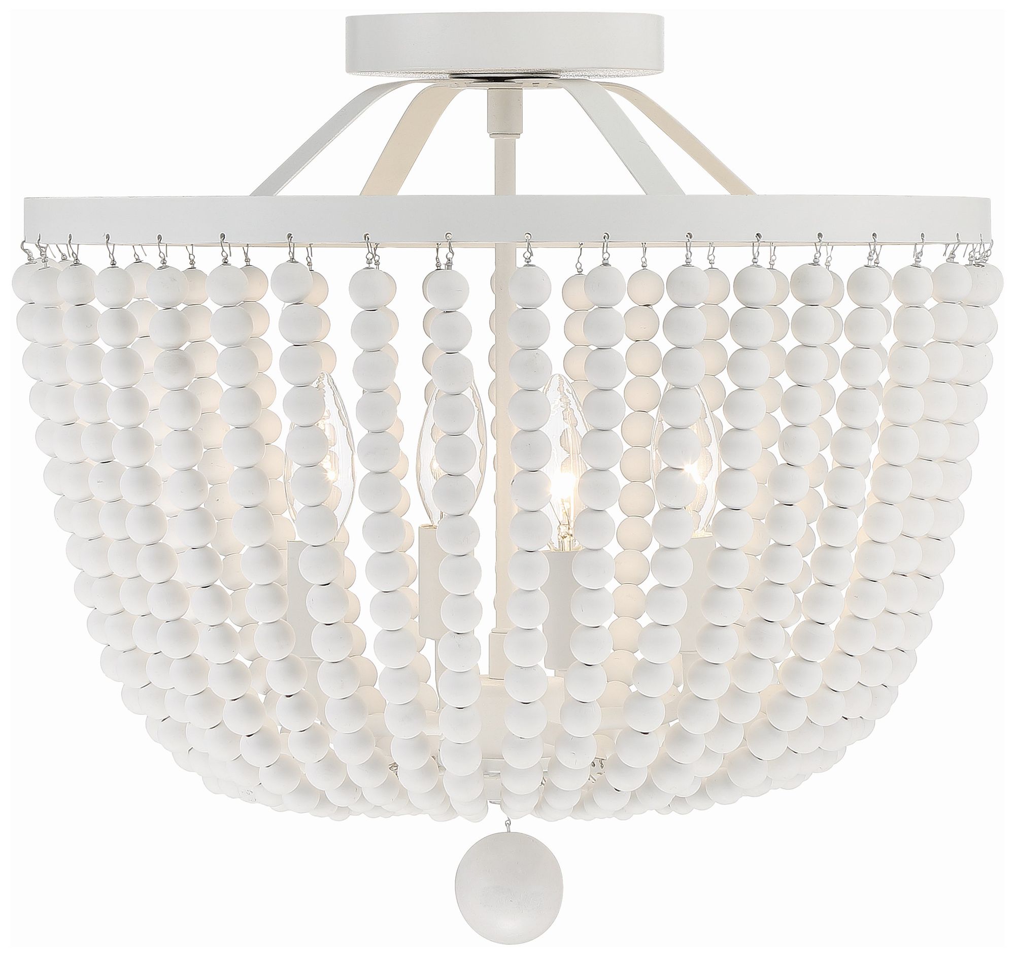 Crystorama Rylee White Collection