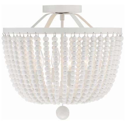 Crystorama Rylee White Collection