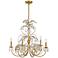 Crystorama Sadie 29" Wide Antique Gold 6-Light Chandelier