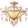 Crystorama Shelby 21" Wide Twilight Crystal Ceiling Light
