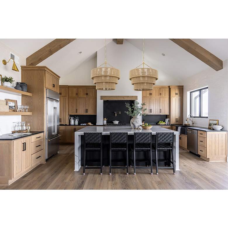 Image 6 Crystorama Shyla 24" Wide Soft Gold 10-Light Drum Chandelier more views