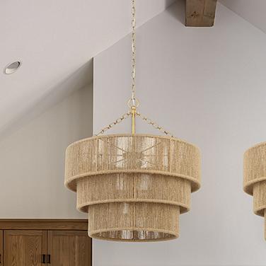Crystorama Shyla 24" Wide Soft Gold 10-Light Drum Chandelier
