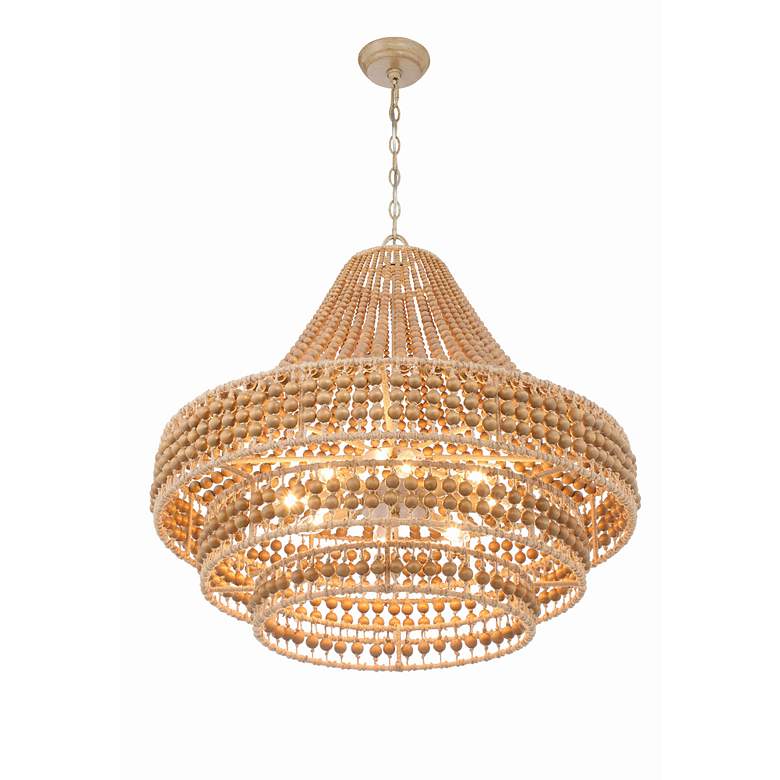 Image 3 Crystorama Silas 30"W Burnished Silver 8-Light Chandelier more views