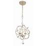 5_Crystorama Solaris 12" Wide 3-Light Modern Orb Pendant Light more views