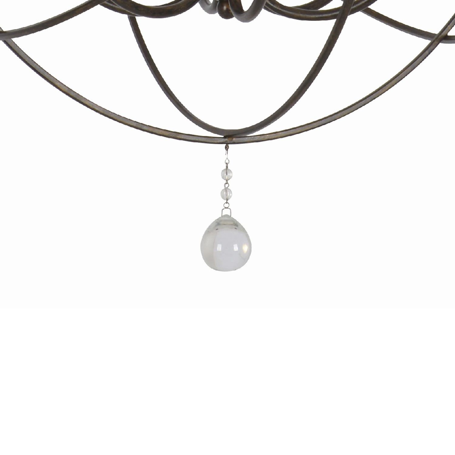 Image 6 Crystorama Solaris 22.5'' English Bronze Outdoor Chandelier more views