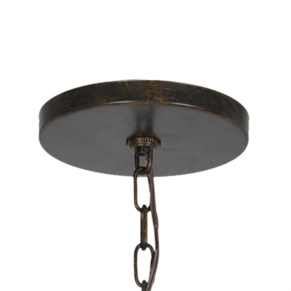 Crystorama Solaris 22.5'' English Bronze Outdoor Chandelier