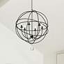Thumbnail2 of Crystorama Solaris 22 1/2" Wide Black 6-Light Chandelier