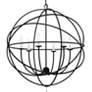 Thumbnail4 of Crystorama Solaris 22 1/2" Wide Black 6-Light Chandelier more views